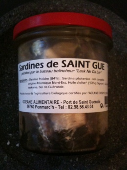 Sardines à l'huile de saint Gue