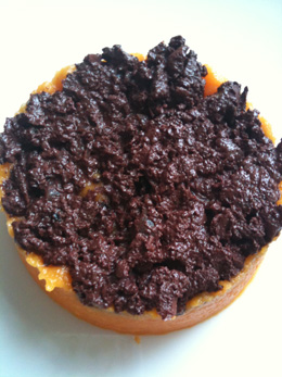 Boudin noir purée carottes