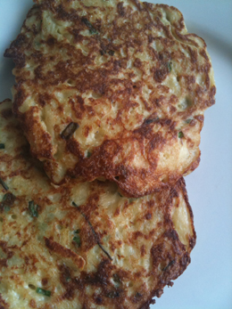 Galettes pommes de terre cheddar ciboulette2