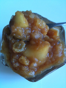 Chutney pommes raisins