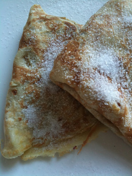 Crêpes au lait d'avoine