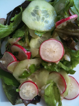 Salade concombre radis 2