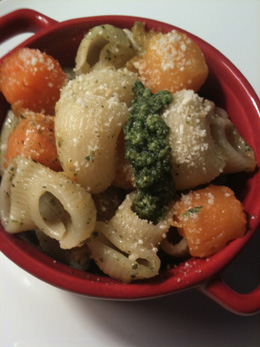 Pâte potiron pesto